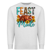 Oatmeal Heather Feast mode Premium Sweatshirt - Artiststas