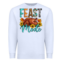 White Feast mode Premium Sweatshirt - Artiststas