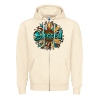 Sandshell blessed sunflower Zipper Hoodie - RanaPortraitStore