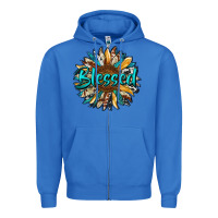 True Royal blessed sunflower Zipper Hoodie - RanaPortraitStore