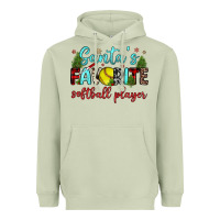 Matcha santa s favorite softball player Heavyweight Hoodie - JahusDesignShop
