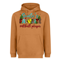 Meerkat santa s favorite softball player Heavyweight Hoodie - JahusDesignShop