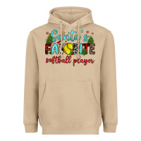 Mushroom santa s favorite softball player Heavyweight Hoodie - JahusDesignShop