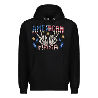 Black american mama Premium Hoodie - MaliasSmallBusiness