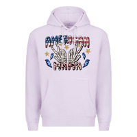 Lilac american mama Premium Hoodie - MaliasSmallBusiness