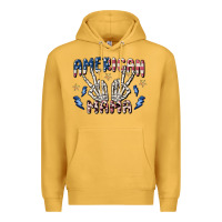Mustard american mama Premium Hoodie - MaliasSmallBusiness