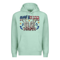 Seafoam american mama Premium Hoodie - MaliasSmallBusiness