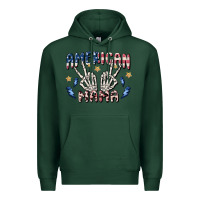 Sports Green american mama Premium Hoodie - MaliasSmallBusiness