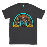 Smoke western cowboy boots sunflowers rainbow Classic Tee - RanaPortraitStore