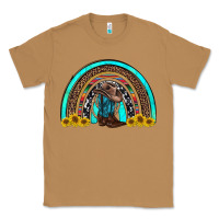 Toasted Coconut western cowboy boots sunflowers rainbow Classic Tee - RanaPortraitStore