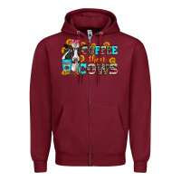 Burgundy coffee then cows Zipper Hoodie - Zillion Design Studio