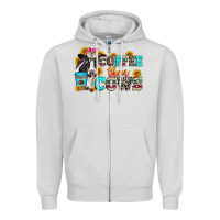 Dove Grey coffee then cows Zipper Hoodie - Zillion Design Studio
