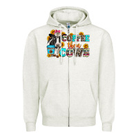 Oatmeal Heather coffee then cows Zipper Hoodie - Zillion Design Studio