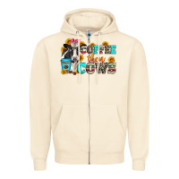 Sandshell coffee then cows Zipper Hoodie - Zillion Design Studio