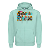 Seafoam coffee then cows Zipper Hoodie - Zillion Design Studio