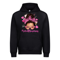 Small Business Messy Bun Urban Hoodie | Teevron