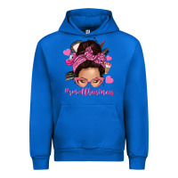 Cobalt small business messy bun Urban Hoodie - NancyCooperArtShop