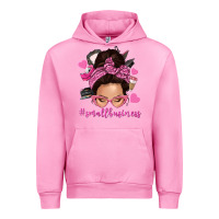 Fuchsia Pink small business messy bun Urban Hoodie - NancyCooperArtShop