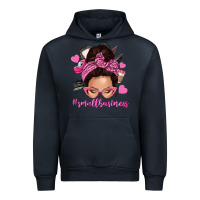 Navy small business messy bun Urban Hoodie - NancyCooperArtShop