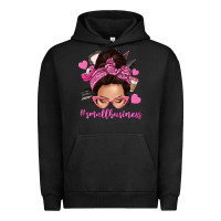 Pigment Black small business messy bun Urban Hoodie - NancyCooperArtShop