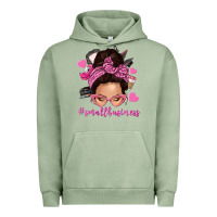 Pigment Oil Green small business messy bun Urban Hoodie - NancyCooperArtShop