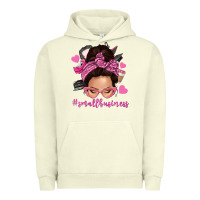 Pigment Pistachio small business messy bun Urban Hoodie - NancyCooperArtShop