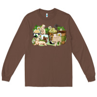 Chestnut sheep coffee cups Long Sleeve Tee - Zillion Design Studio