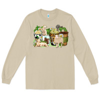 Mushroom sheep coffee cups Long Sleeve Tee - Zillion Design Studio