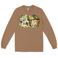 Toasted Coconut sheep coffee cups Long Sleeve Tee - Zillion Design Studio