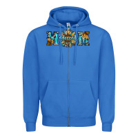 True Royal blessed mom Zipper Hoodie - RanaPortraitStore