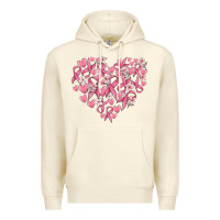 Sandshell breast cancer awareness heart Premium Hoodie - MaliasSmallBusiness