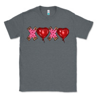 Charcoal Heather valentine's day xoxo heart balloon Classic Tee - RanaPortraitStore