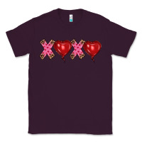 Plum valentine's day xoxo heart balloon Classic Tee - RanaPortraitStore