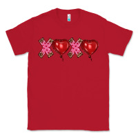 Red valentine's day xoxo heart balloon Classic Tee - RanaPortraitStore