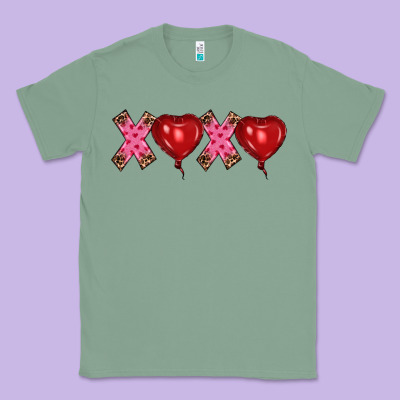 Valentine's Day Xoxo Heart Balloon Classic Tee Designed By Ranaportraitstore