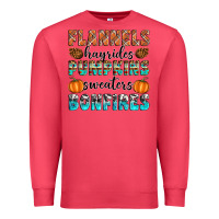 Cardinal Flannels Hayrides Pumpkins Sweaters Bonfires Premium Sweatshirt - Artiststas
