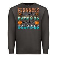 Smoke Flannels Hayrides Pumpkins Sweaters Bonfires Premium Sweatshirt - Artiststas