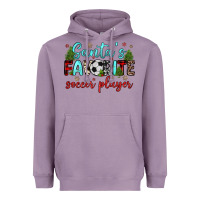 Lavender santa s favorite soccer player Heavyweight Hoodie - JahusDesignShop