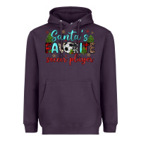 Plum santa s favorite soccer player Heavyweight Hoodie - JahusDesignShop