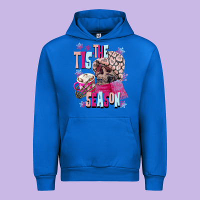 Tis The Season Winter Skull Urban Hoodie Designed By Nancycooperartshop