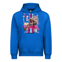 Cobalt tis the season winter skull Urban Hoodie - NancyCooperArtShop