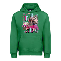 Emerald tis the season winter skull Urban Hoodie - NancyCooperArtShop