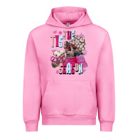 Fuchsia Pink tis the season winter skull Urban Hoodie - NancyCooperArtShop