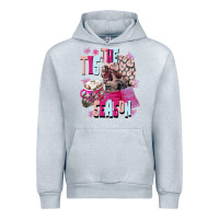 Heather Grey tis the season winter skull Urban Hoodie - NancyCooperArtShop