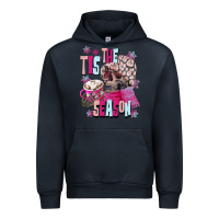 Navy tis the season winter skull Urban Hoodie - NancyCooperArtShop