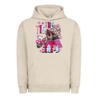 Pigment French Oak tis the season winter skull Urban Hoodie - NancyCooperArtShop