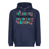 Navy yet despite the look on my face you are still talk Heavyweight Hoodie - AdoDesignShop