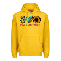 Lemon Peace Love Sunshine Premium Hoodie - RanaPortraitStore