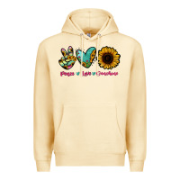 Pina Colada Peace Love Sunshine Premium Hoodie - RanaPortraitStore