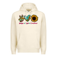 Tofu Peace Love Sunshine Premium Hoodie - RanaPortraitStore